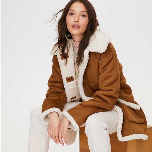 sherpa jacket aritzia